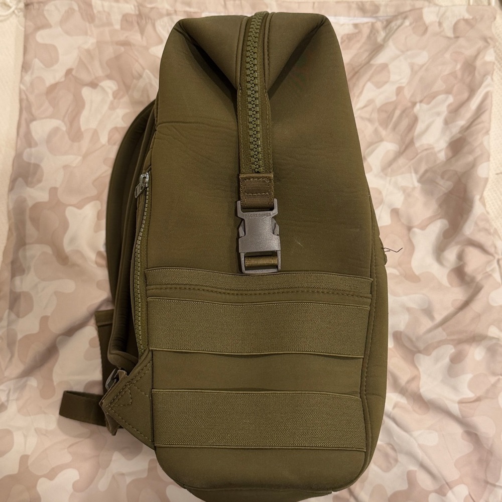 Dagne Dover Moss Green Diaper Backpack, size large - Picture 4 of 12